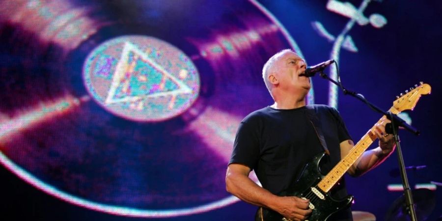 David Gilmour bei einem Auftritt in London