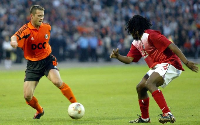 Aleksey Bakharev (l.) absolvierte über 150 Spiele für Schachtar Donezk. Aleksey Bakharev