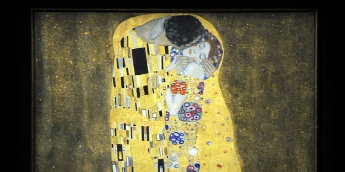 «Kuss» von Gustav Klimt.