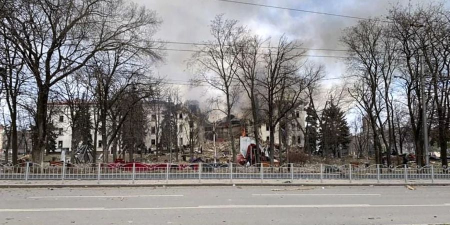 mariupol theater Ukraine-Krieg