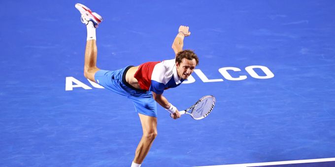 Daniil Medwedew ist die neue Nummer 1 der Tennis-Welt. Daniil Medwedew DJokovic
