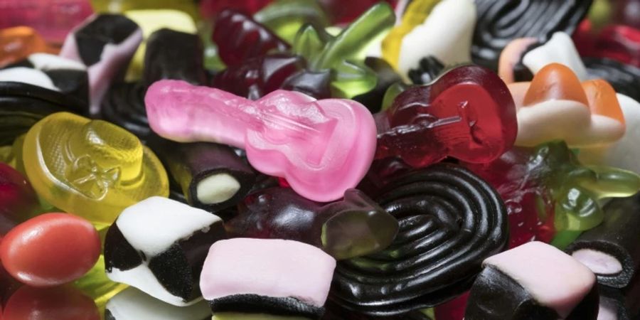 Fruchtgummi und Lakritz