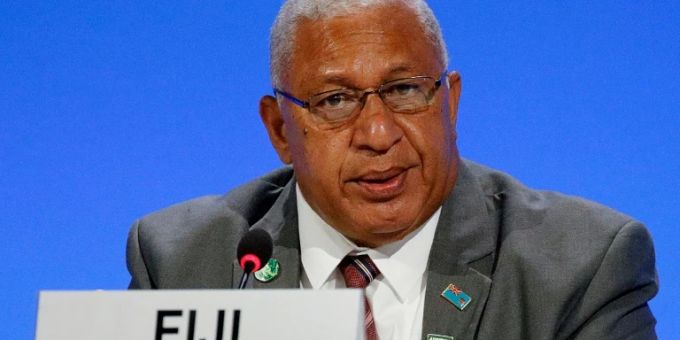 Frank Bainimarama im November 2021 Frank Bainimarama im November 2021