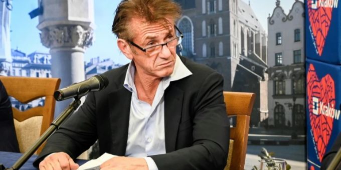 Sean Penn in Krakau Sean Penn in Krakau