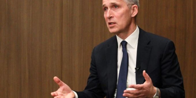 Nato-Generalsekretär Stoltenberg. Ukraine Krieg