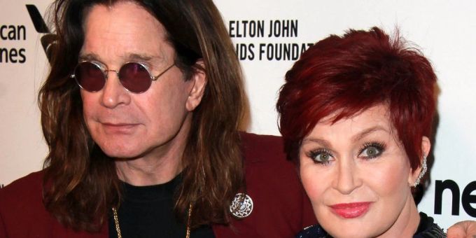 Ozzy Osbourne mit seiner Ehefrau Sharon. Ozzy Osbourne mit seiner Ehefrau Sharon.