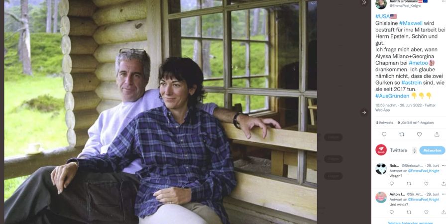 Ghislaine Maxwell ist die Komplizin des verurteilten Sexualstraftäters Jeffrey Epstein (†66).