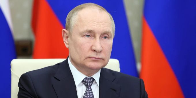 Der russische Präsident Wladimir Putin. Ukraine Krieg