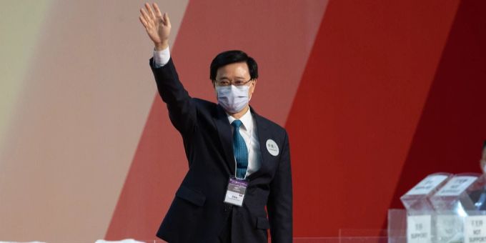 John Lee wurde zum neuen Regierungschef von Hongkong ernannt. hongkong