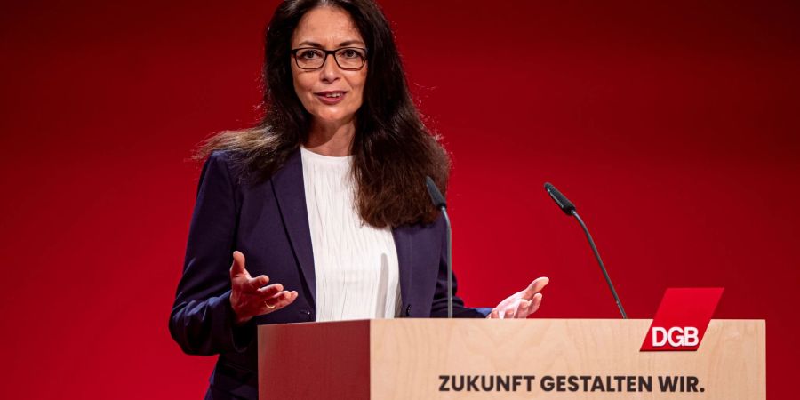 Yasmin Fahimi ist neue Chefin des Deutschen Gewerkschaftsbundes.