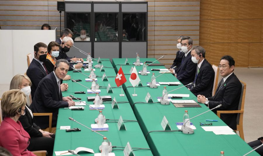 Swiss President Ignazio Cassis visits Japan