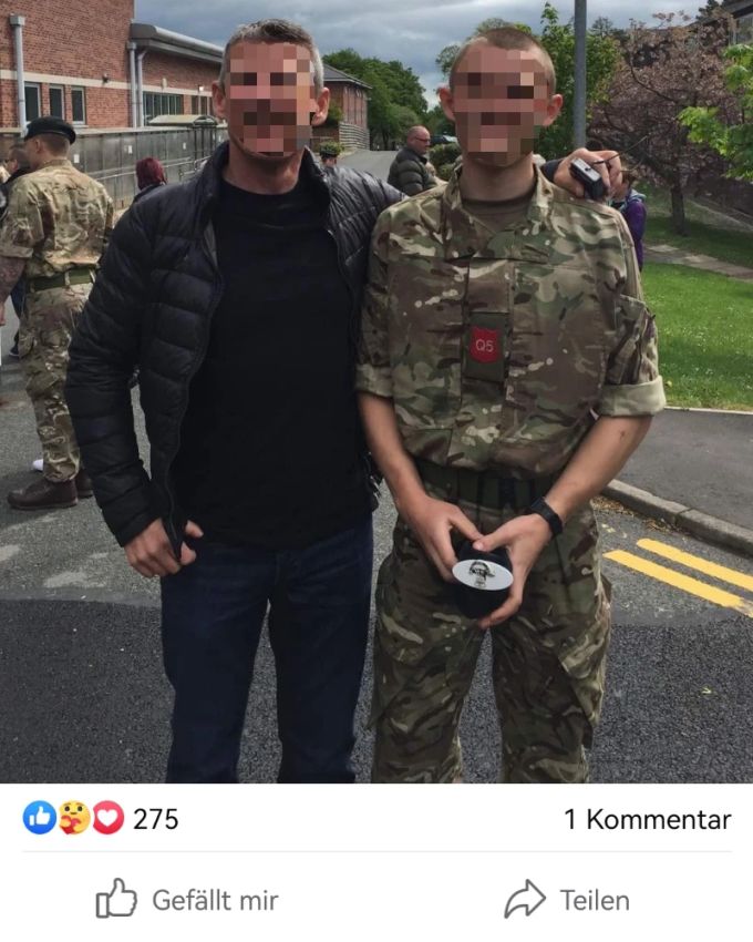 Vater Dean Gately nimmt auf Facebook Abschied von seinem Sohn Jordan. Ukraine