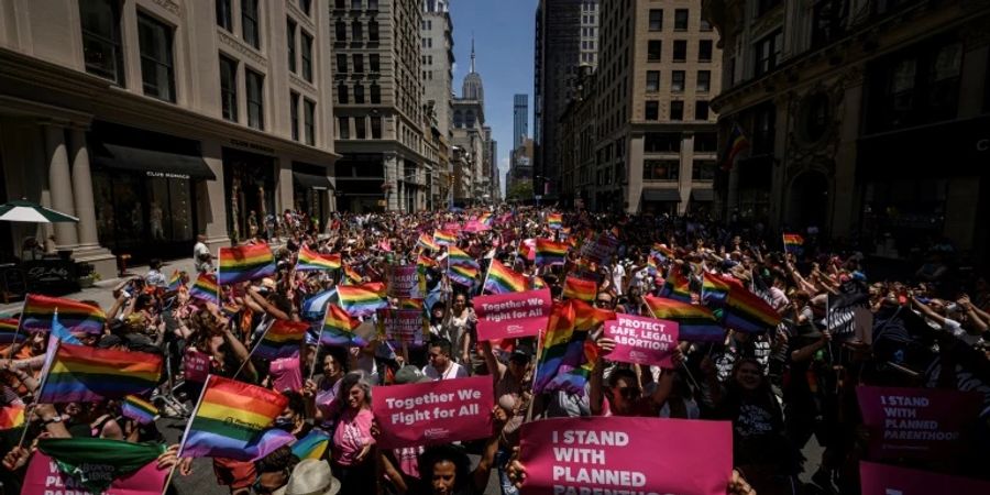 Die Pride-Parade in New York