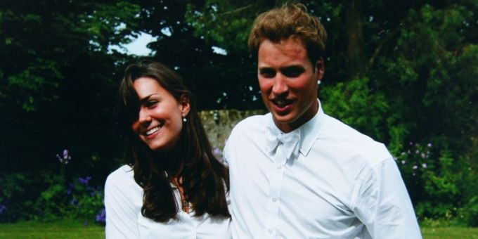 Kate und William feiern ihren Abschluss an der University of St. Andrews im Juni 2005. Catherine, duchess of Cambridge