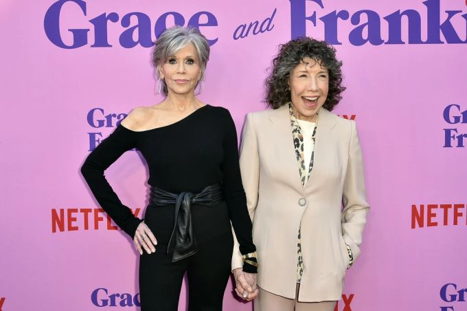 Die Stars von Grace and Frankie: Jane Fonda und Lily Tomlin grace frankie