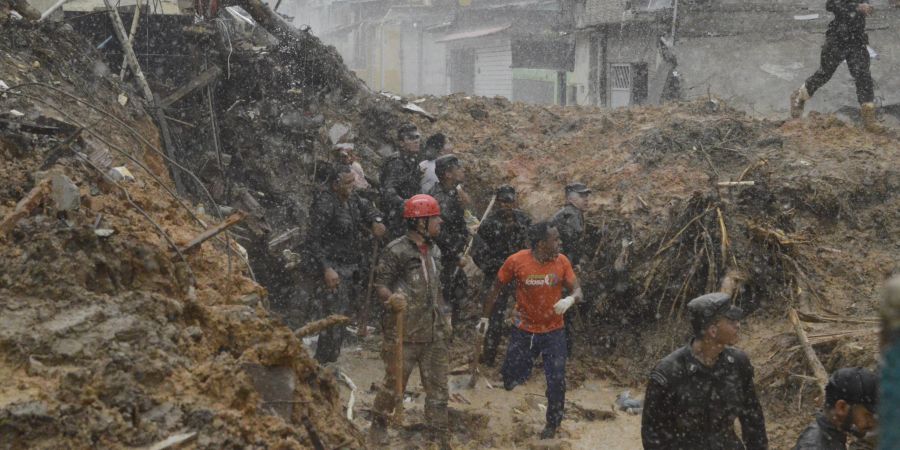 Landslide in northeastern Brazil due to heavy rains