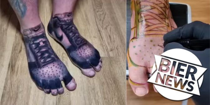 Schuhe Tattoo