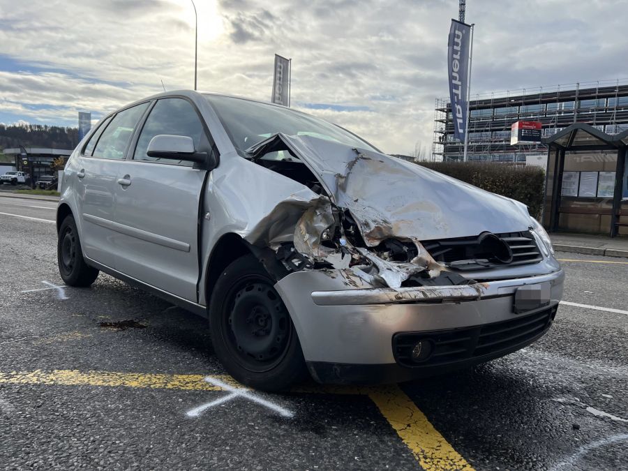 Beim Unfall entstand ein Sachschaden