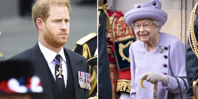 Prinz Harry und seine Grossmutter Queen Elizabeth pflegten bis zu seinem Royal-Aus ein inniges Verhältnis. Geld wollte sie ihm aber keines mehr überweisen. Prinz Harry