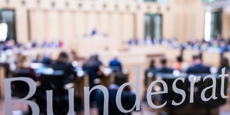 Eine Sitzung des Bundesrats in Berlin.