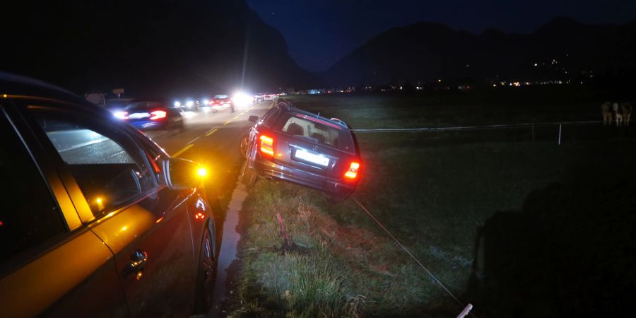 Selbstunfall in Netstal