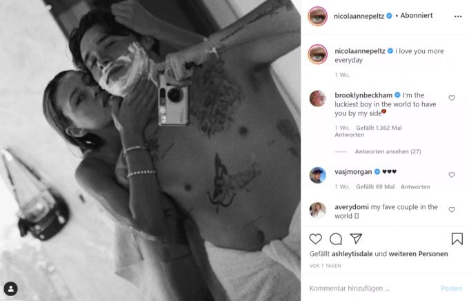 Zu viel des Guten, findet Gründerin Dianna Nammi, den Anblick des Bildes. Brooklyn Beckham