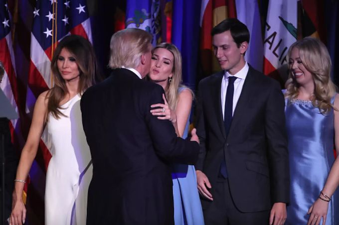 Die Trumps bei Donalds Nominierung 2016. ivanka trump