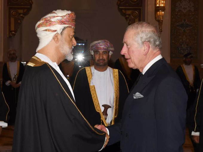 Prinz Charles im Oman. prinz