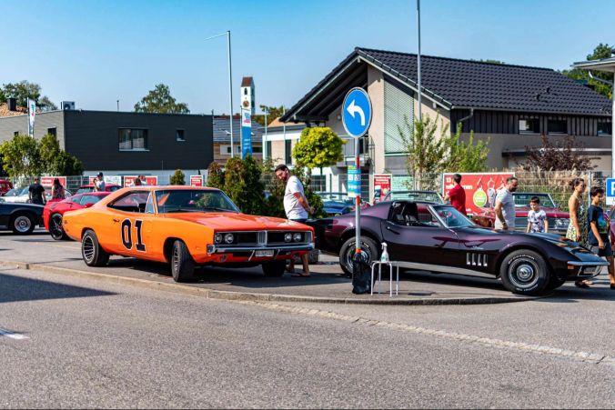 Das US-Car'n'Bike Meet fand zum zweiten Mal in Suhr statt.