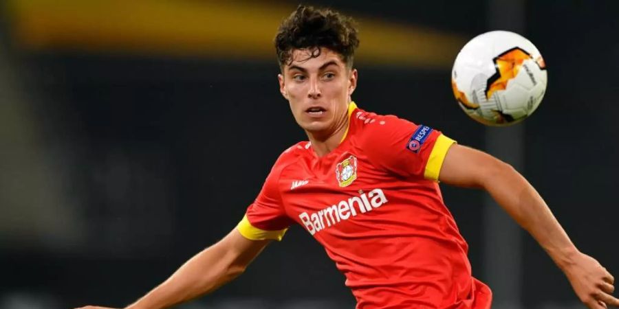 Kai Havertz beim Europa League-Spiel gegen Inter Mailand im August. Foto: Marius Becker/dpa