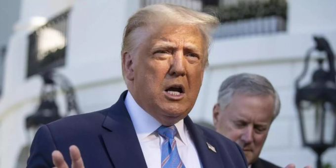 US-Präsident Trump denkt auf Twitter über eine Verschiebung der Wahlen nach. Foto: Alex Brandon/AP/dpa US-Präsident Trump denkt auf Twitter über eine Verschiebung der Wahlen nach. Foto: Alex Brandon/AP/dpa