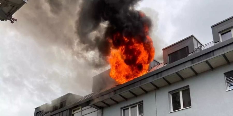 Brand in einer Wohnung