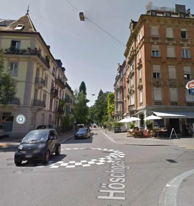 Die Höschgasse in Zürich. Höschgasse