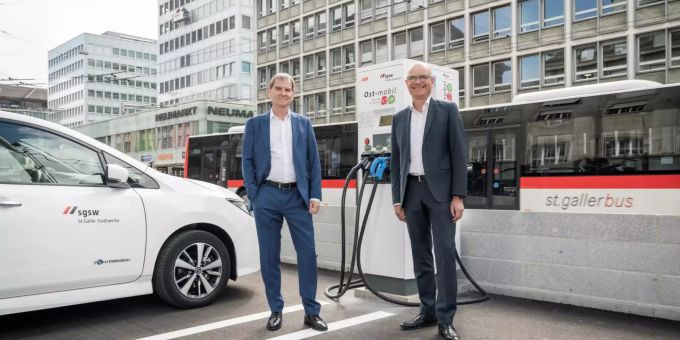 Es ist bereits die vierte Schnellladestation auf Stadtgebiet; insgesamt gibt es 59 öffentliche Ladepunkte in der Stadt St. Gallen. Schnellladestation