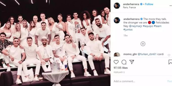 Neymar feiert seinen 28. Geburtstag mit zahlreichen PSG-Stars. Neymar