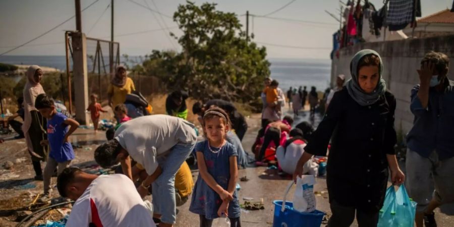 Flüchtlinge auf Lesbos