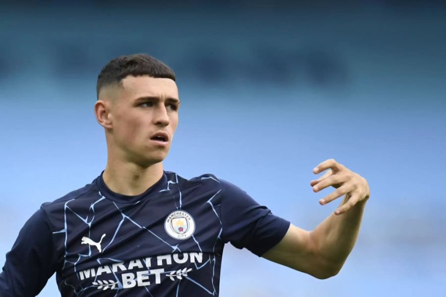 Phil Foden spielt bei Manchester City.