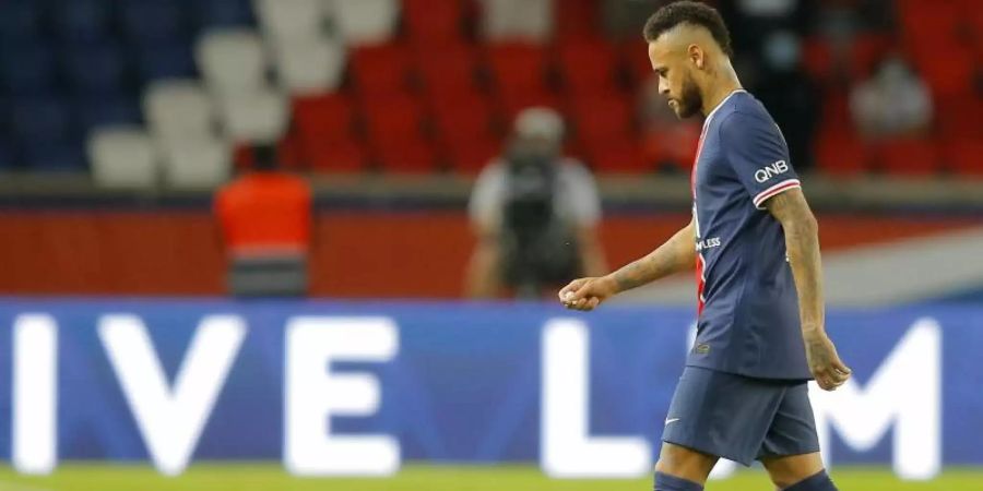Bleibt von einer Strafe durch den französischen Verband verschont: PSG-Superstar Neymar. Foto: Michel Euler/AP/dpa