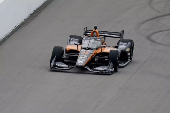 Pato O'Ward (Arrow McLaren) im Einsatz in der IndyCar-Serie. Pato O'Ward IndyCar McLaren