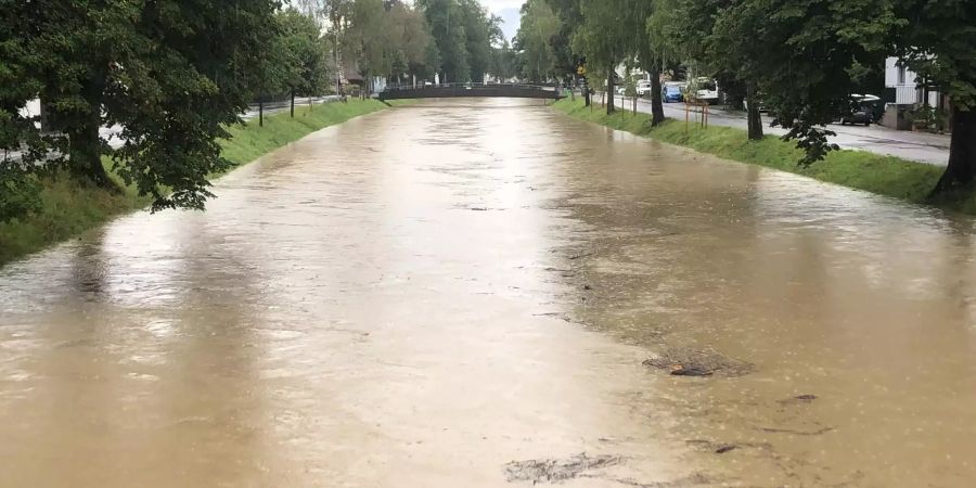 Kanton St. Gallen Regenfälle