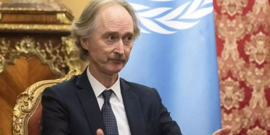 Der UN-Syrienbeauftragte Geir Pedersen. Foto: Pavel Golovkin/AP/dpa