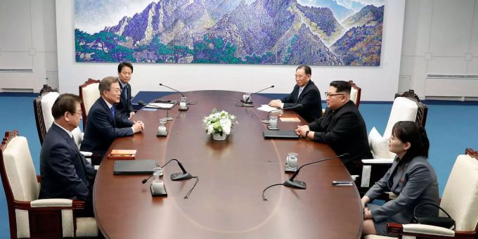 Damit hat die Welt nicht gerechnet: Nord- und Südkorea planen die «vollständige nukleare Abrüstung». Damit hat die Welt nicht gerechnet: Nord- und Südkorea planen die «vollständige nukleare Abrüstung».
