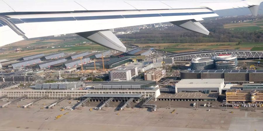 Der Flughafen Stuttgart.