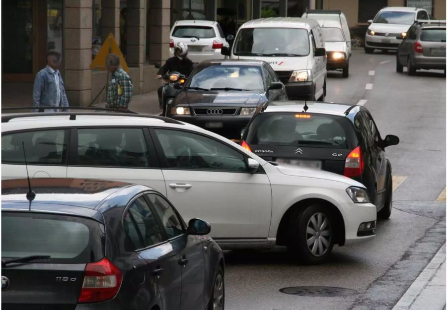 Total 3‘774‘912 Fahrzeuge passierten im vergangenen Jahr die Flawiler Hauptverkehrsachse.