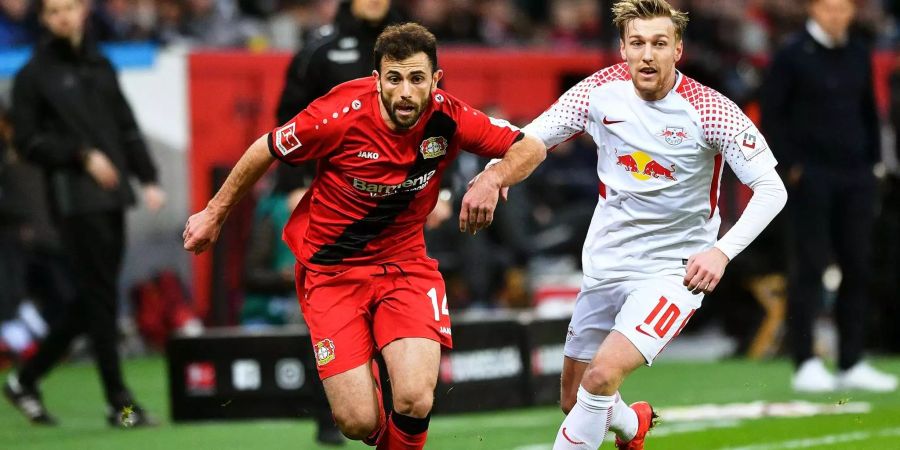 Admir Mehmedi im Einsatz für Bayer Leverkusen.