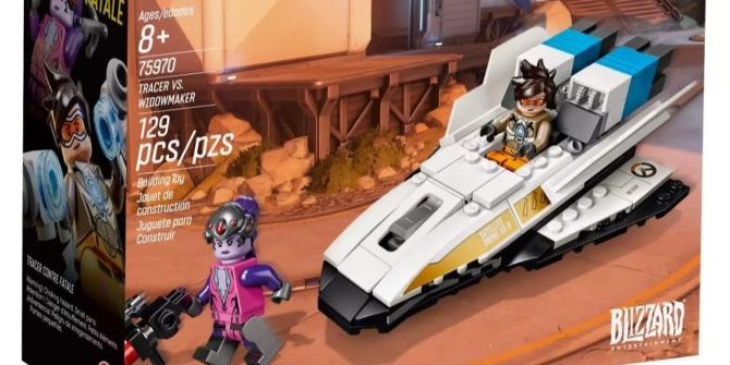 Das Overwatch Lego Set auf Watchpoint: Gibraltar mit Widowmaker und Tracer