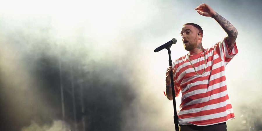 Mac Miller bei einem Auftritt beim Camp Flog Gnaw Carnival im Jahr 2017.