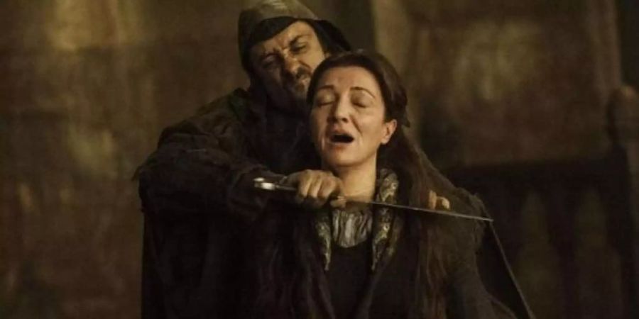 Ihr Tod schockte die Fans von «Game of Thrones»: Catelyn Stark wird mit einem Messer brutal ermordet.