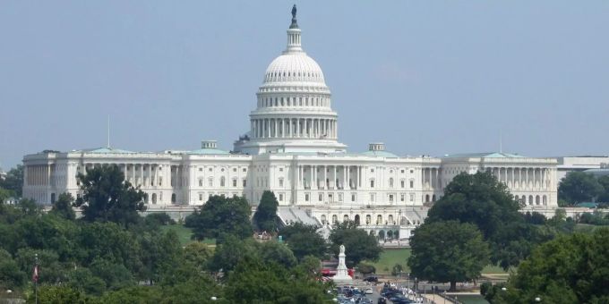 Das Kapitol in Washington. Das Kapitol in Washington.