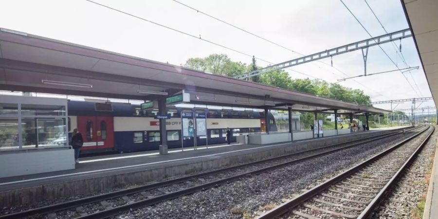Der Bahnhof Oberglatt.